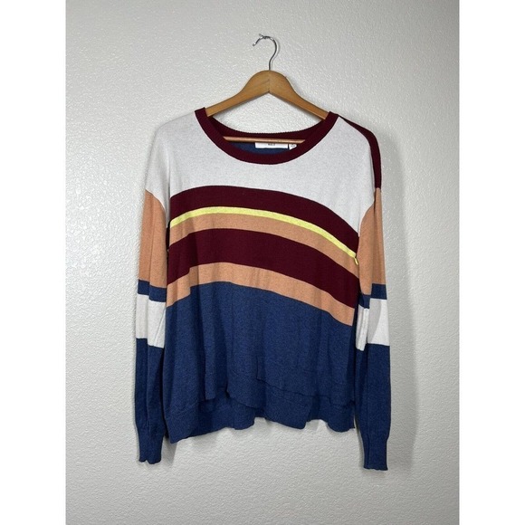WILT Striped Sweater Knit Top - Picture 1 of 5